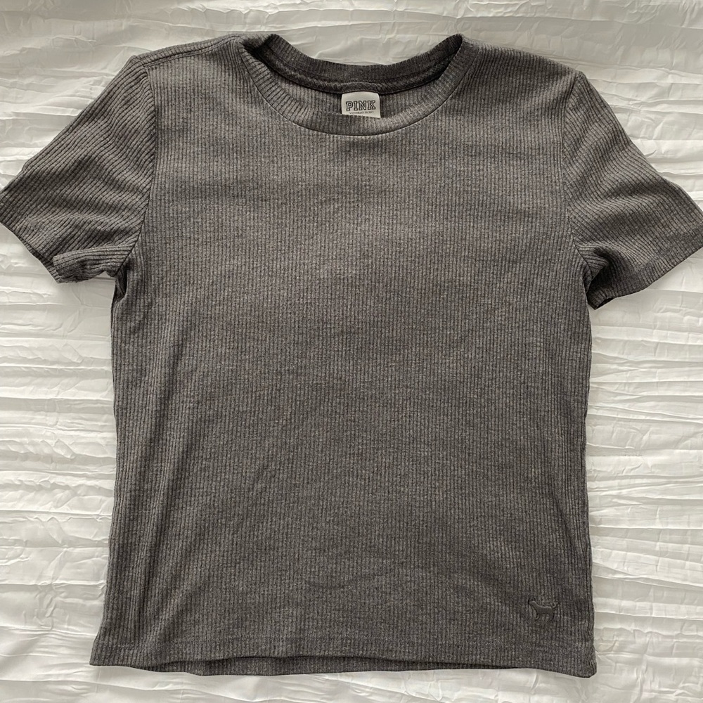 PINK ribbed t-shirt